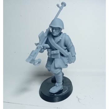 1/32 Greek Soldier with Machine Gun WWII